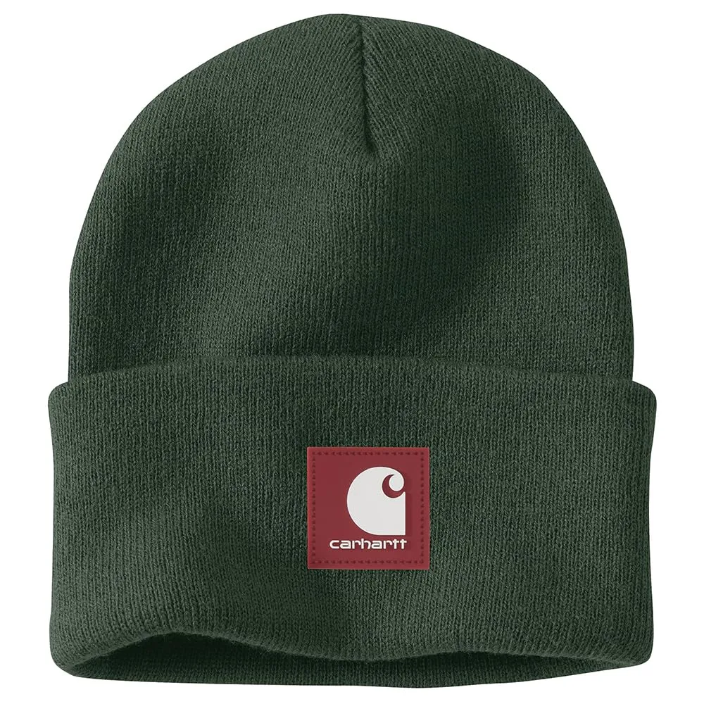 Carhartt 106920 Men's Knit Rubber Patch Beanie