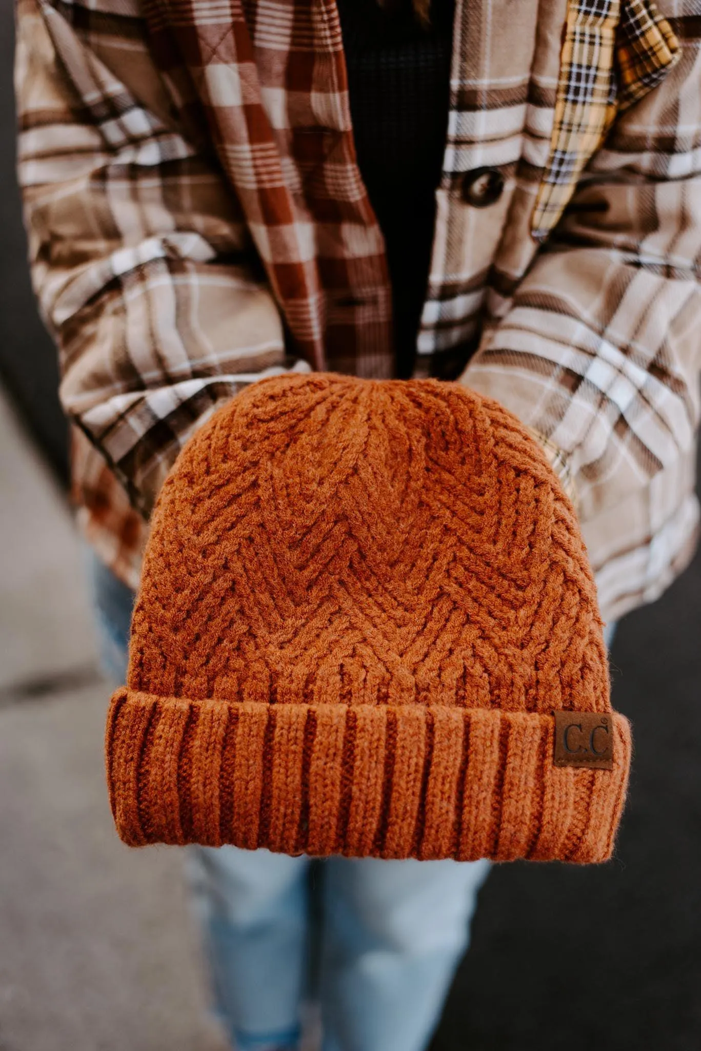 C.C. Criss Cross Knit Beanie | 6 Colors