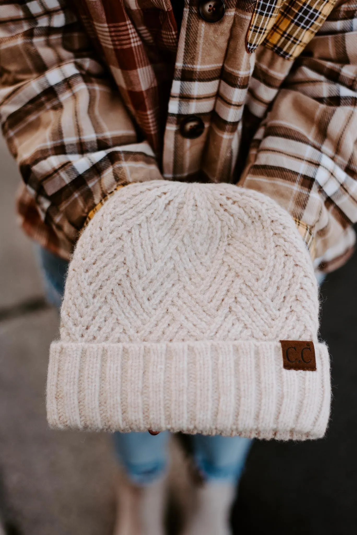 C.C. Criss Cross Knit Beanie | 6 Colors