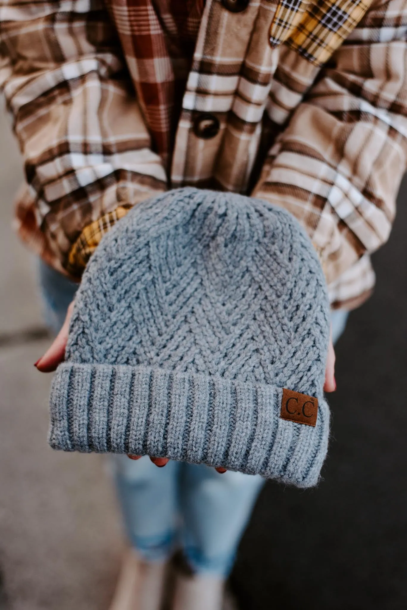C.C. Criss Cross Knit Beanie | 6 Colors
