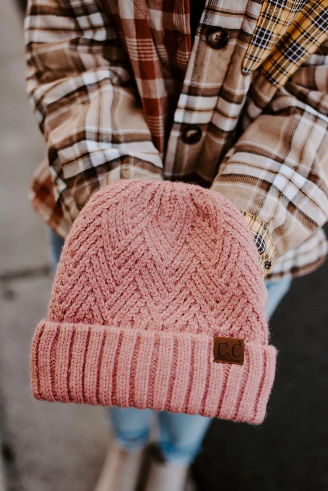 C.C. Criss Cross Knit Beanie | 6 Colors