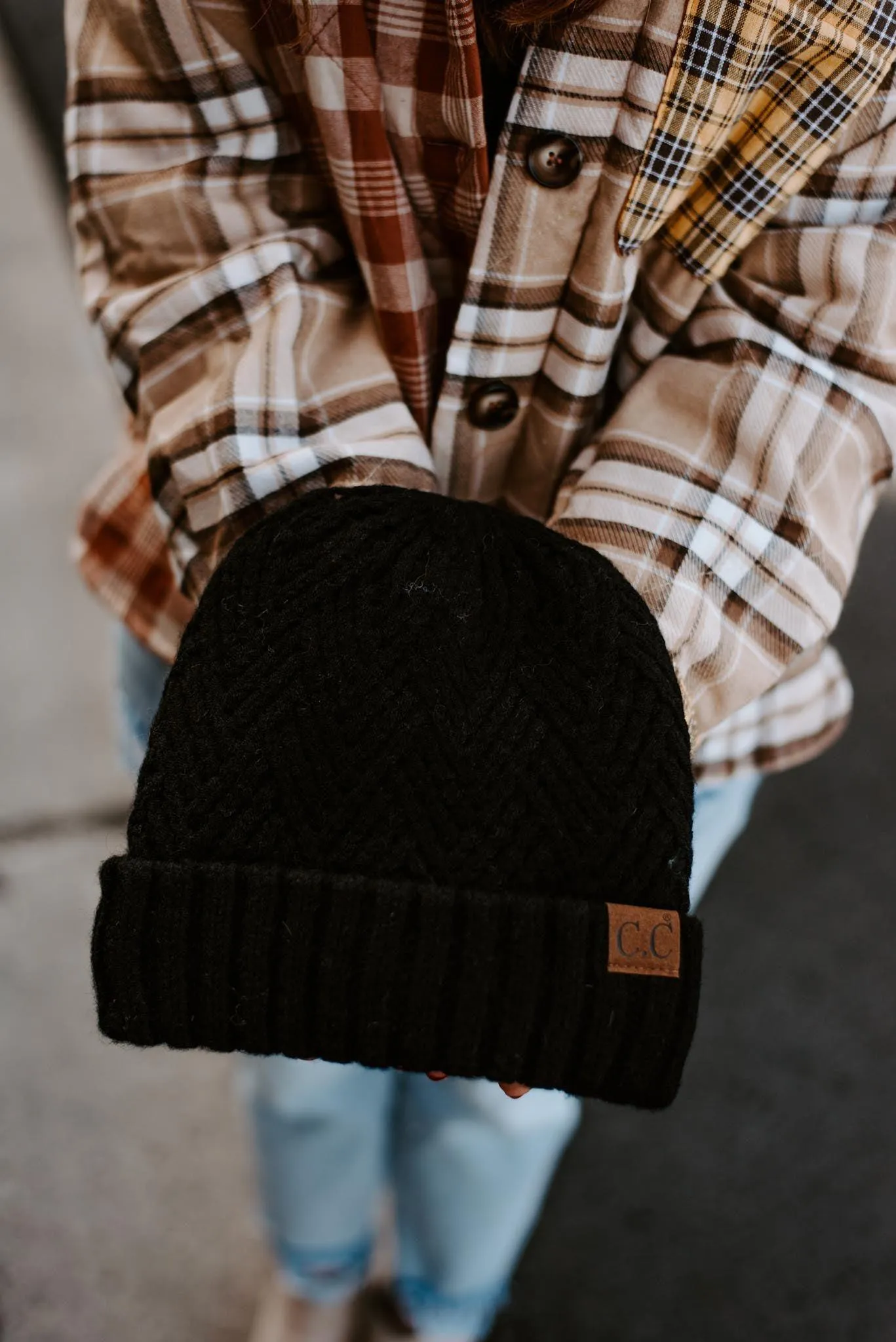 C.C. Criss Cross Knit Beanie | 6 Colors