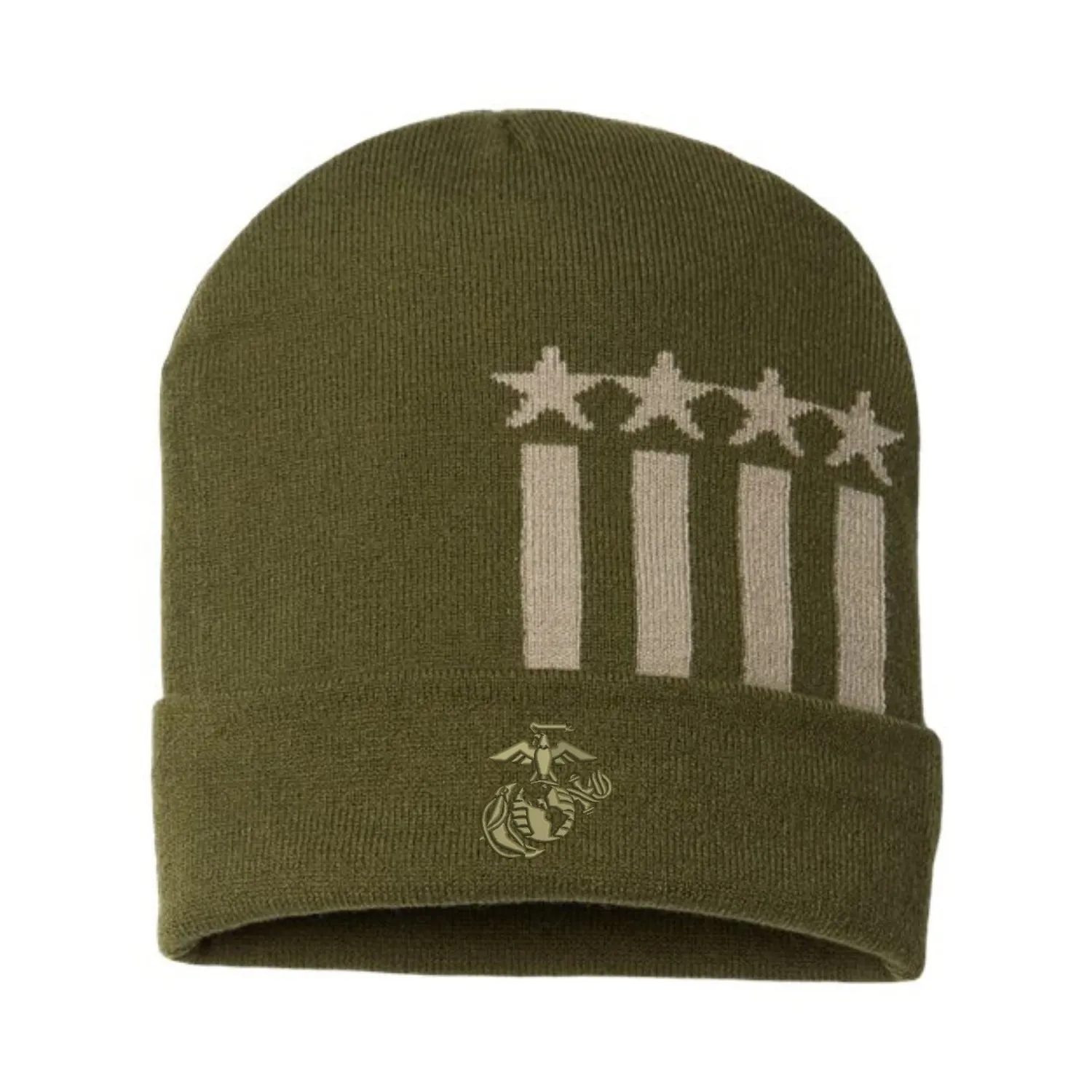 Eagle Globe & Anchor Patriotic Cuffed Watch cap