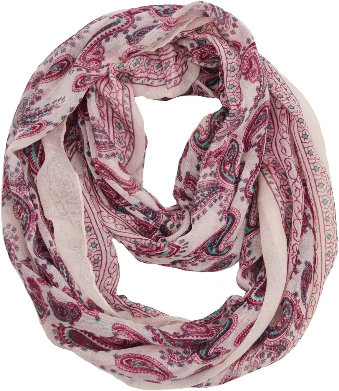 Faith Paisley Infinity Scarf