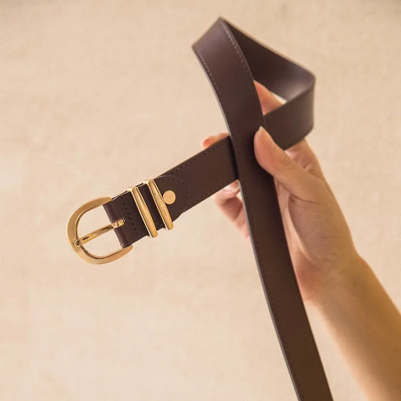 High-Fashion Essential Classic Buckle Waist Belts for Women