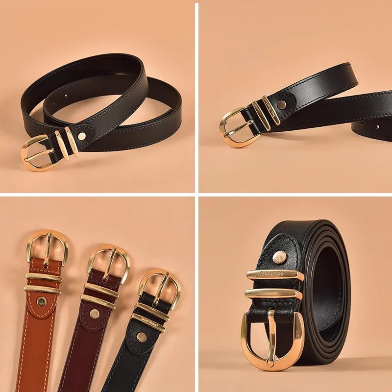 High-Fashion Essential Classic Buckle Waist Belts for Women