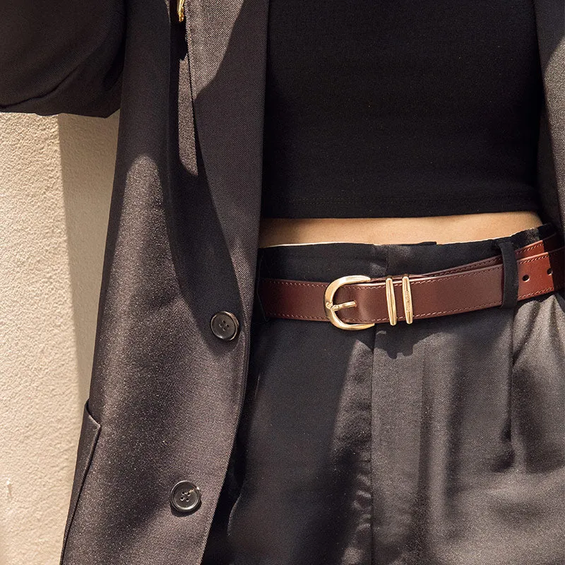 High-Fashion Essential Classic Buckle Waist Belts for Women