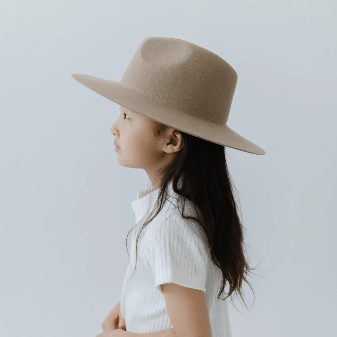 Kids Emma Wide Brim Fedora