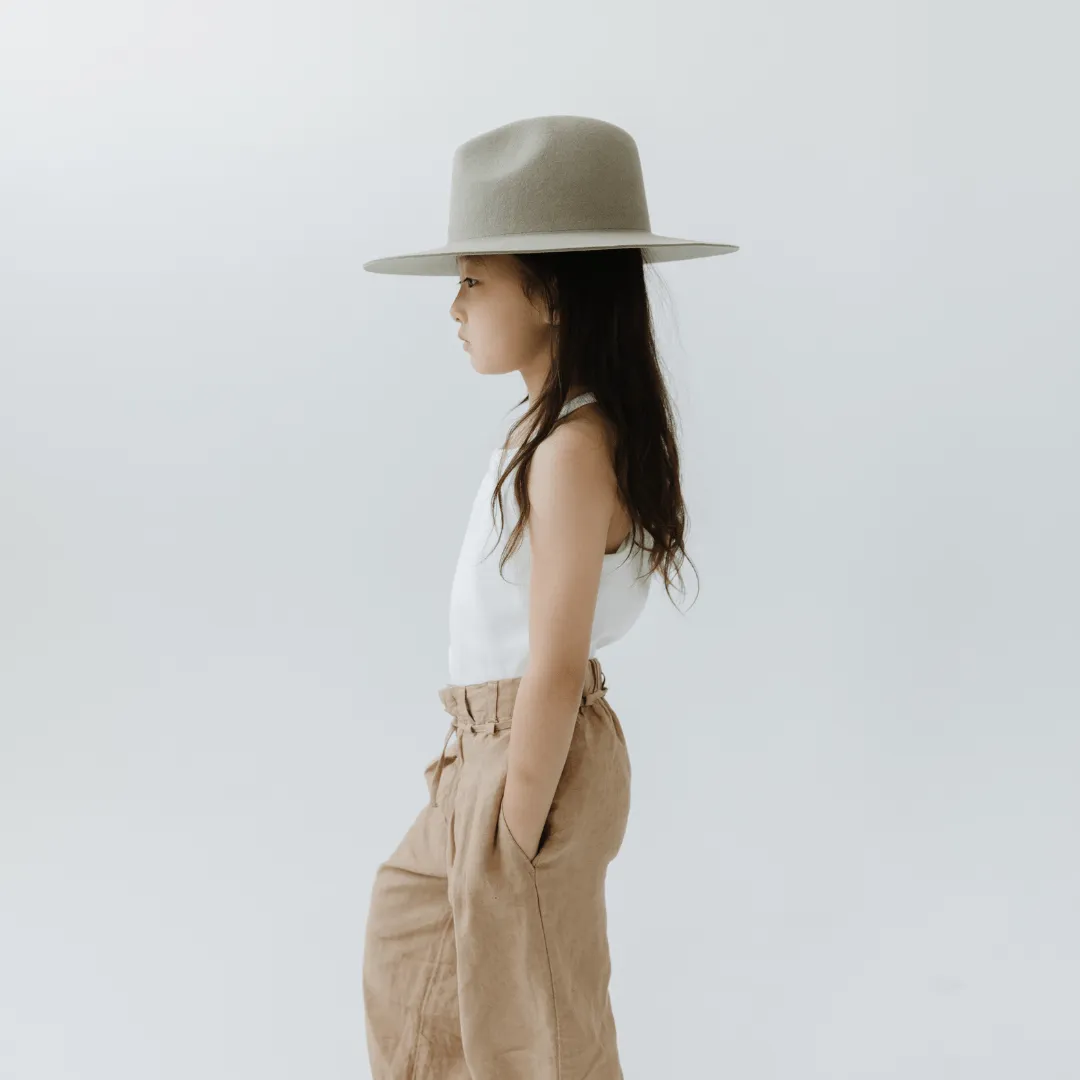 Kids Emma Wide Brim Fedora