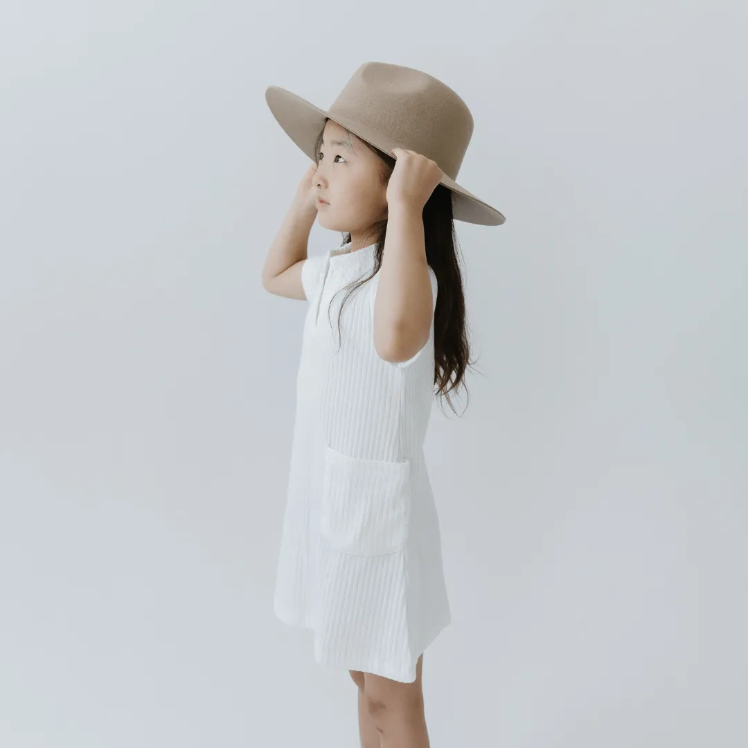 Kids Emma Wide Brim Fedora