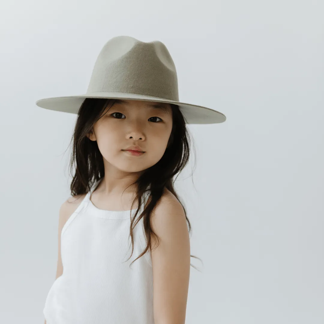 Kids Emma Wide Brim Fedora