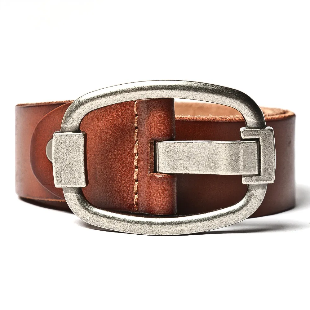 Men's Handmade Leather Casual Belt 15014