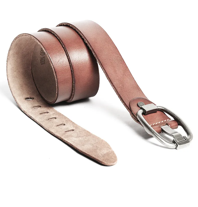 Men's Handmade Leather Casual Belt 15014