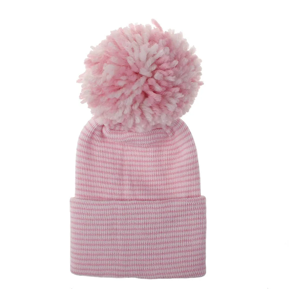 Newborn Pom Pom Hospital Hats