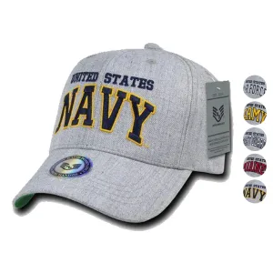Rapid Dominance Military Air Force Navy Coast Guard Army Marines Grey Baseball Hats Caps