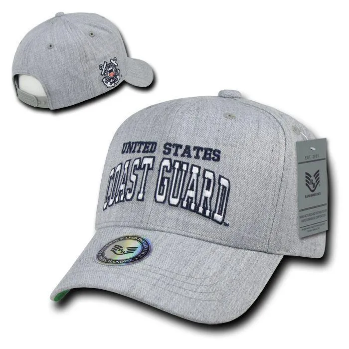 Rapid Dominance Military Air Force Navy Coast Guard Army Marines Grey Baseball Hats Caps
