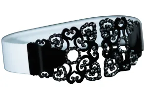 Rhinestones Reindeer Leather Belt