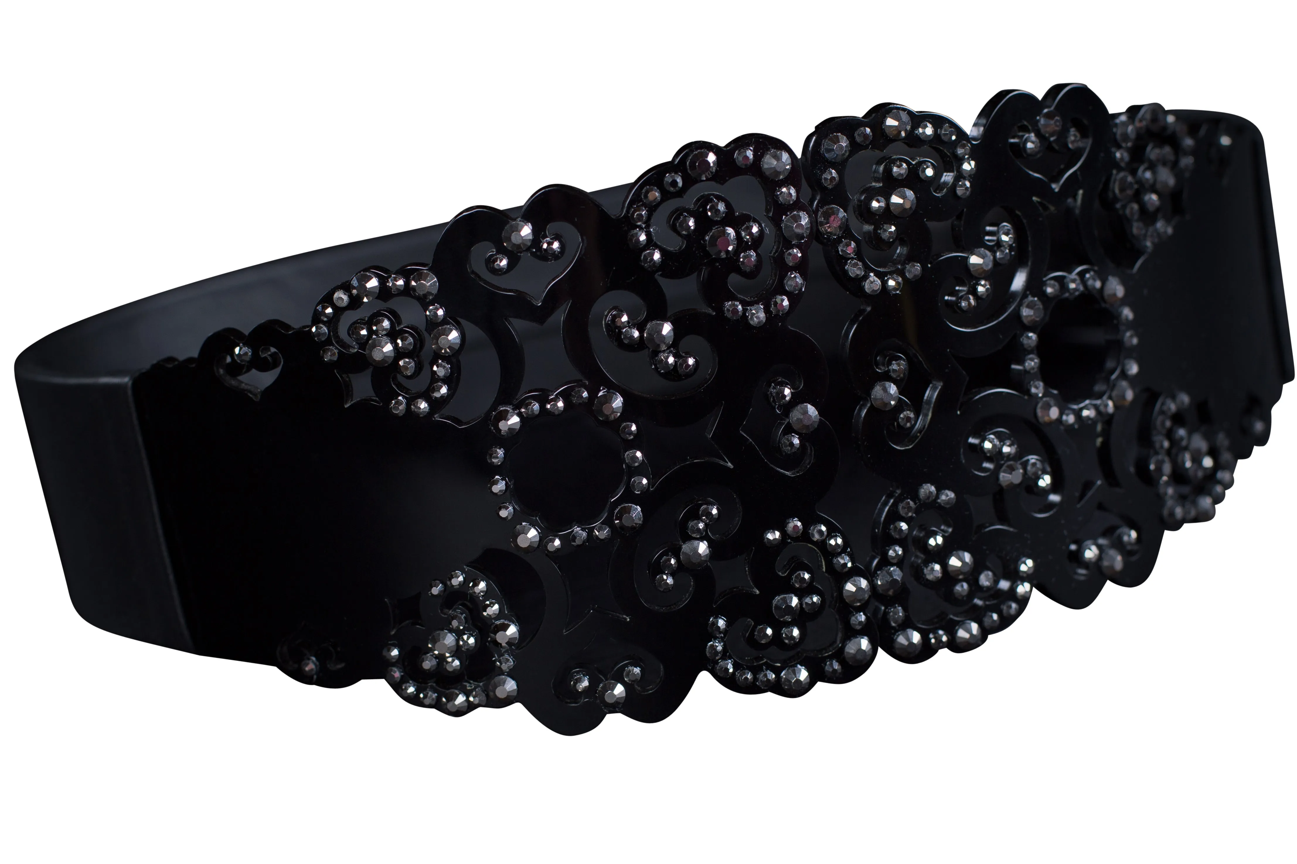 Rhinestones Reindeer Leather Belt