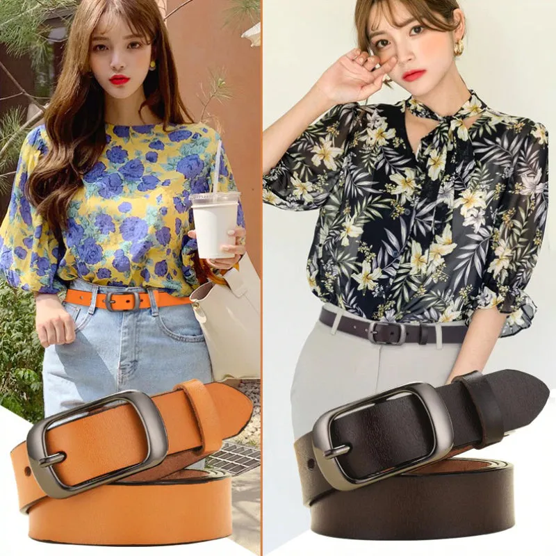 Smooth and Durable Classic Adjustable Waist Belts