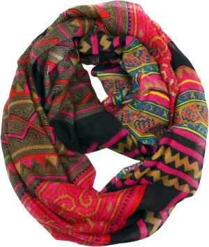 Tatum Navaho Print Infinity Scarf