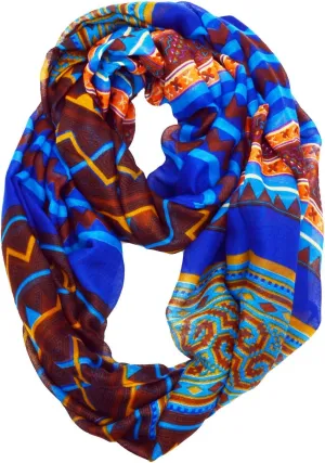 Tatum Navaho Print Infinity Scarf