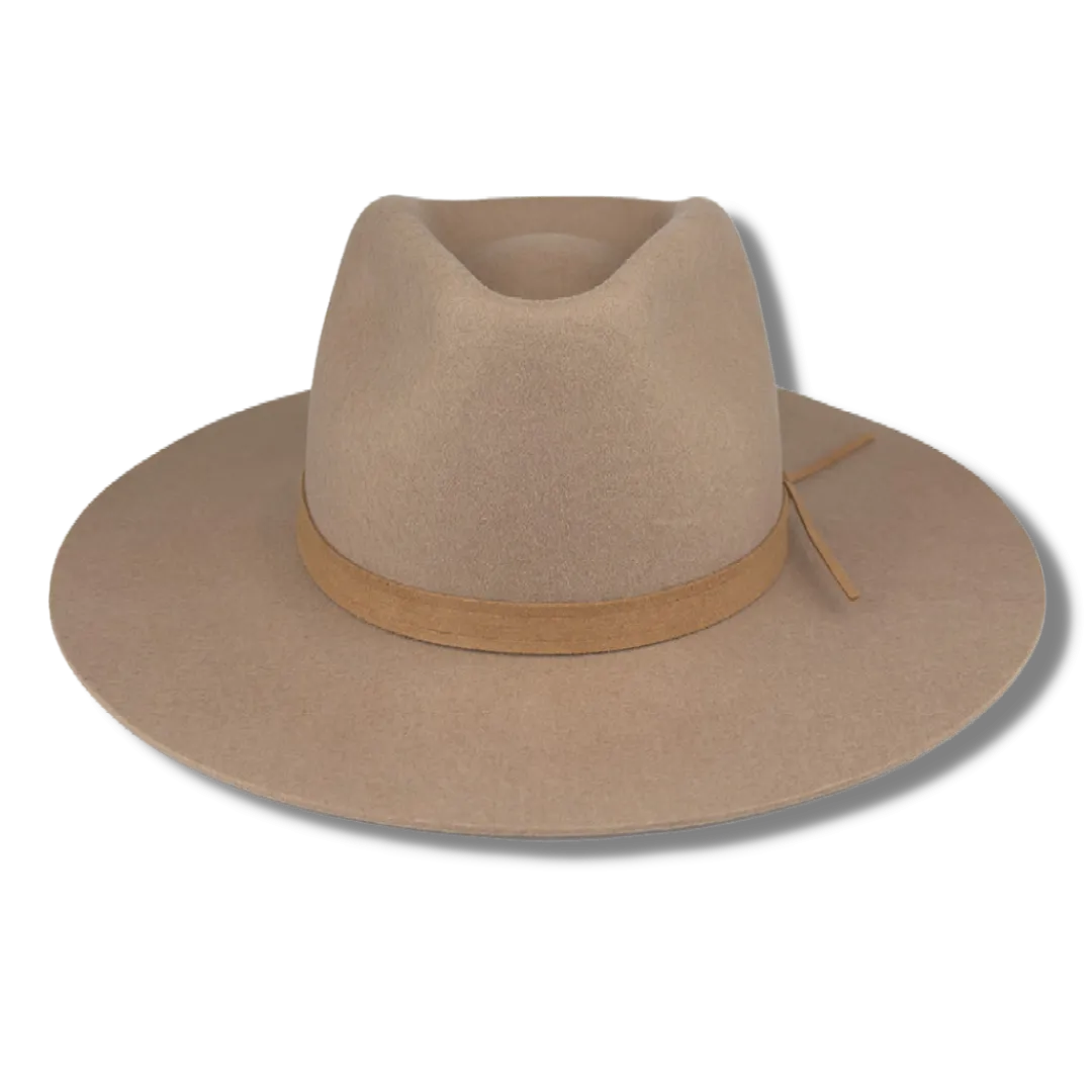 Toni Fedora Hat - Café