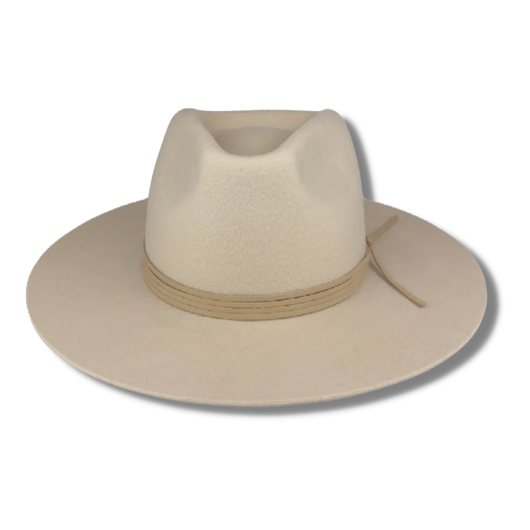 Toni Fedora Hat - Cream