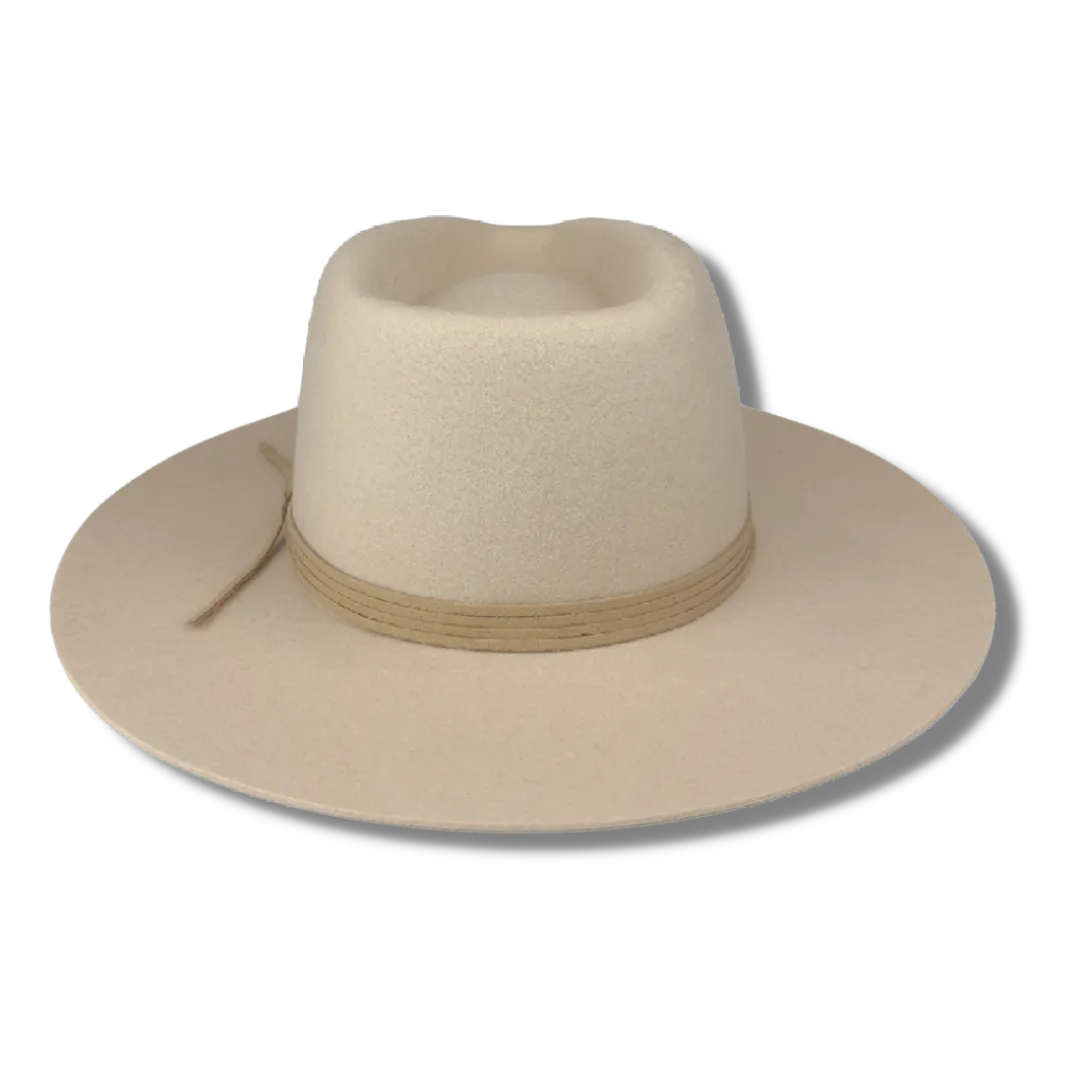 Toni Fedora Hat - Cream