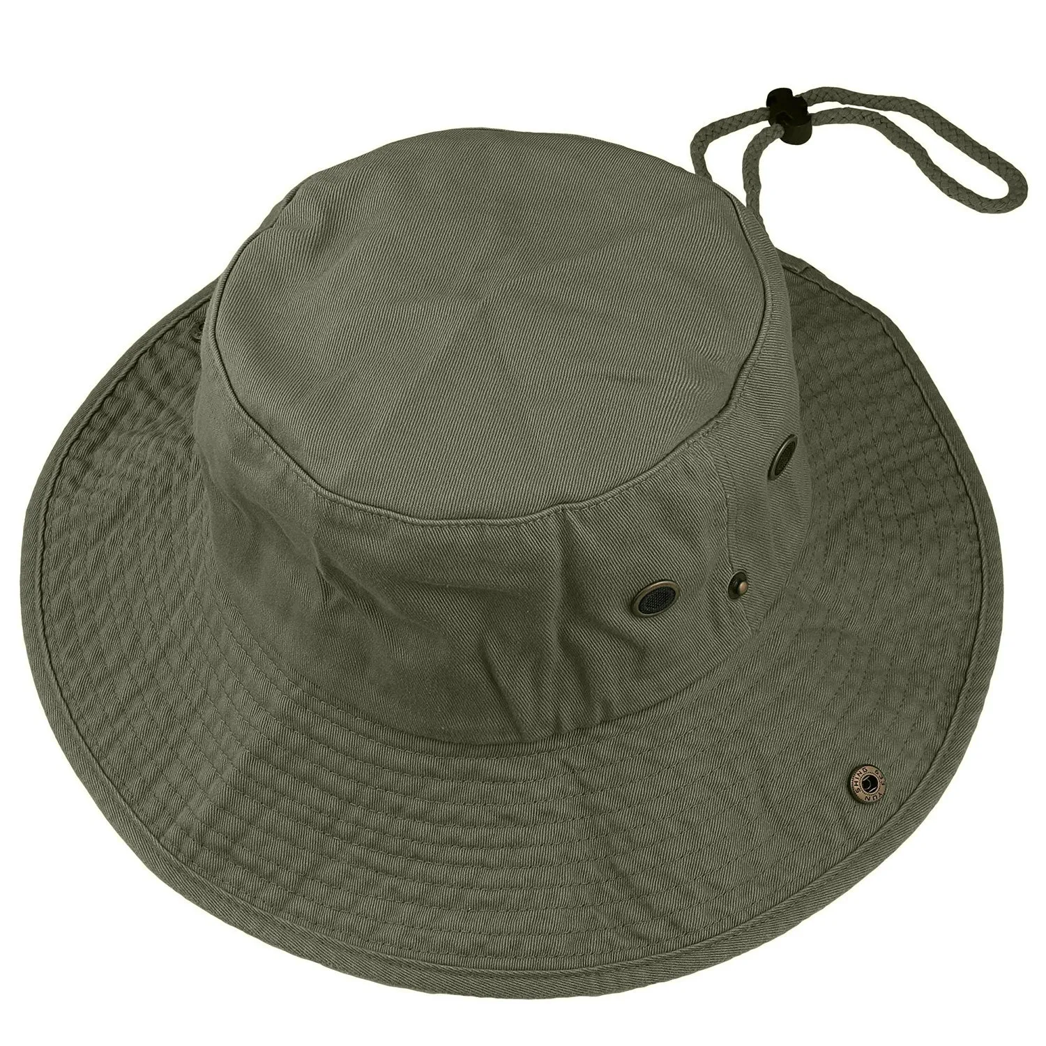 Wide Brim Boonie Hat - Olive