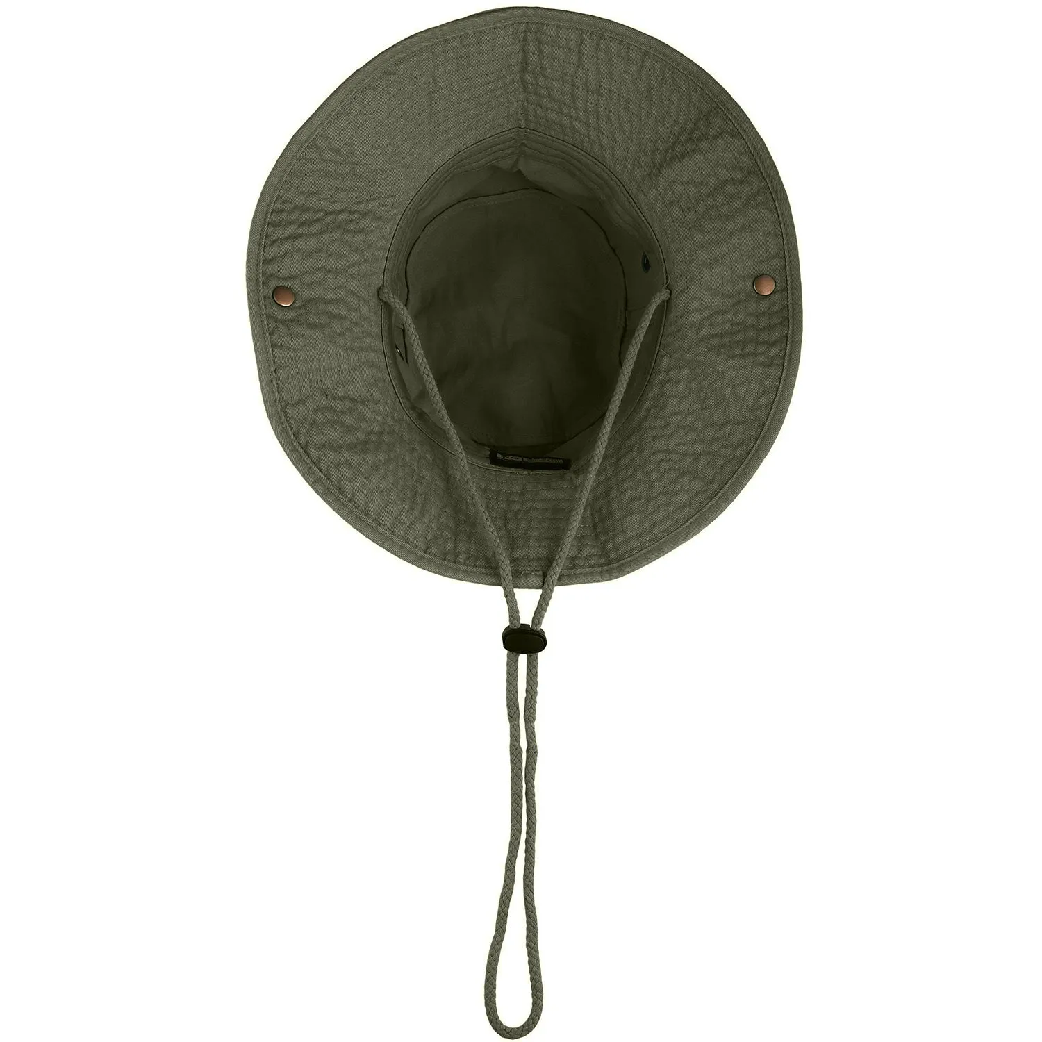 Wide Brim Boonie Hat - Olive