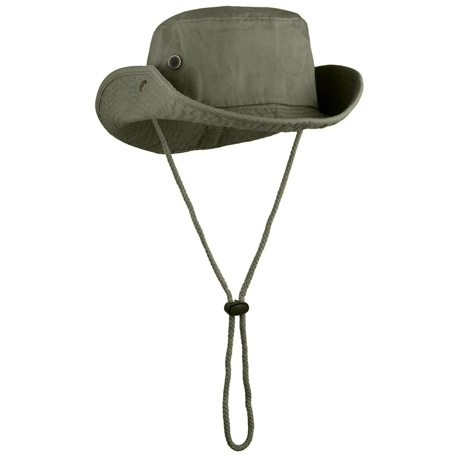 Wide Brim Boonie Hat - Olive